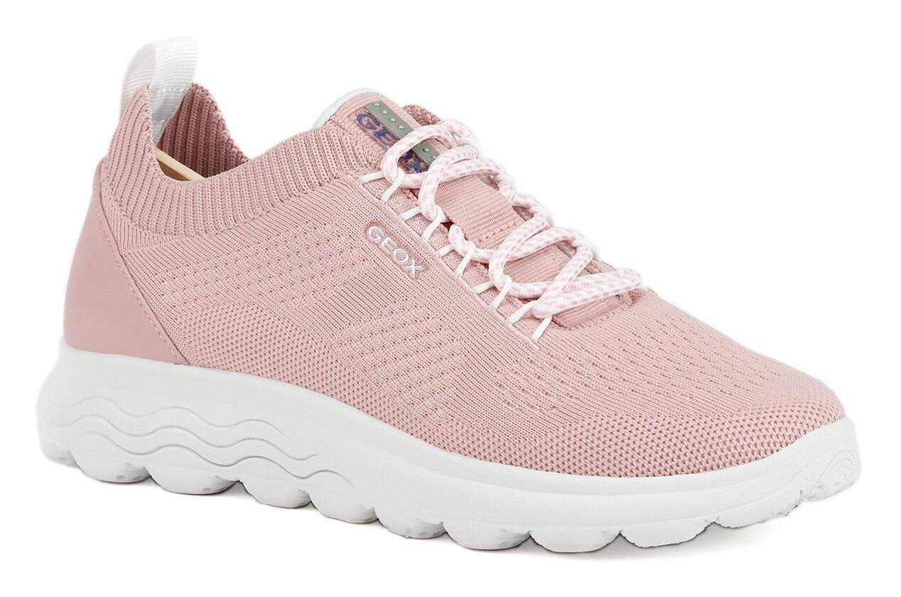 Geox Sneaker »D SPHERICA«, mit Schaftrand im Sockenlook rosa  35 36 37 38 39 40 41 42