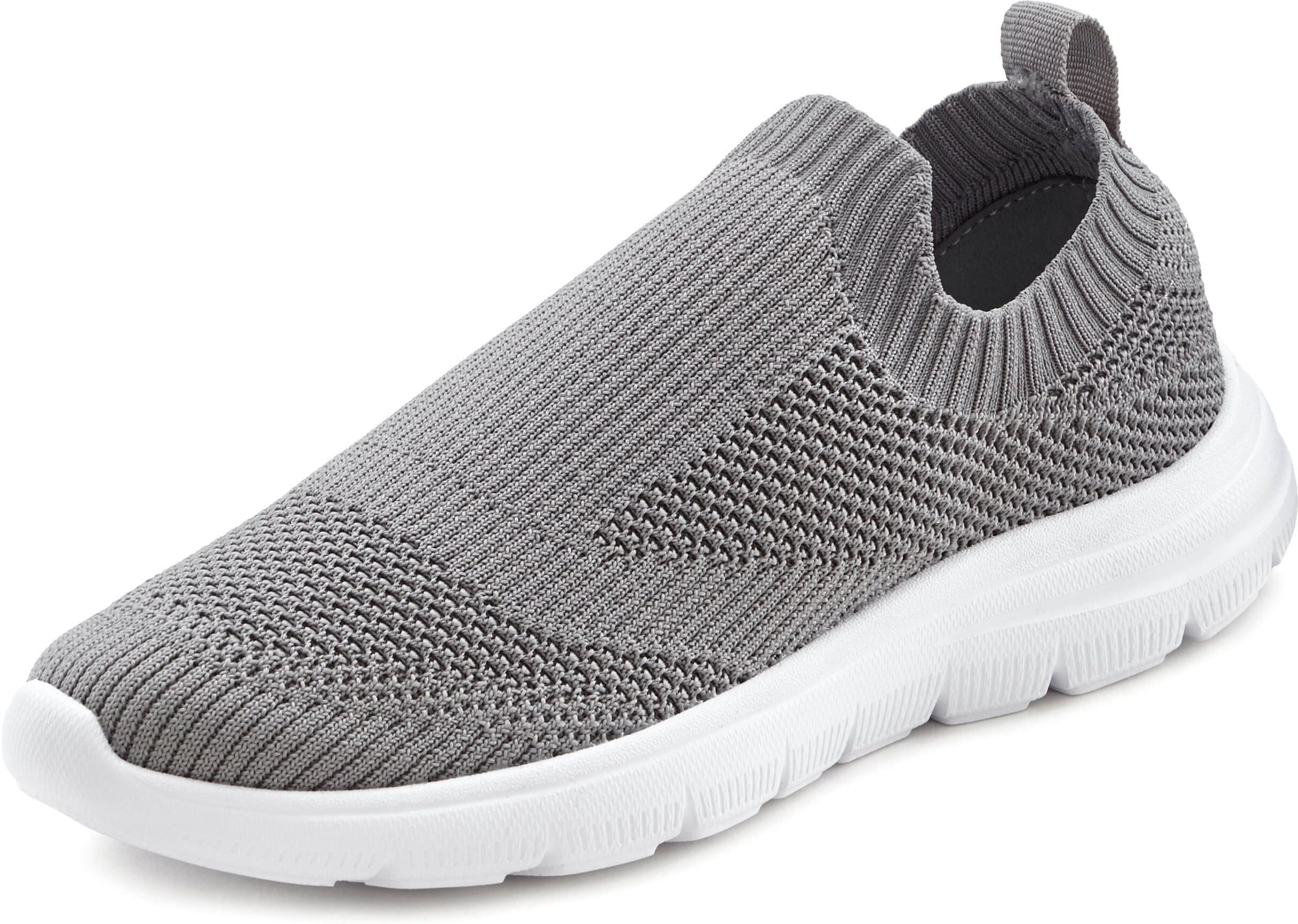 LASCANA Sneaker, Slip-In ultraleicht und bequem zum Reinschlüpfen vegan grau  36 37 38 39 40 41