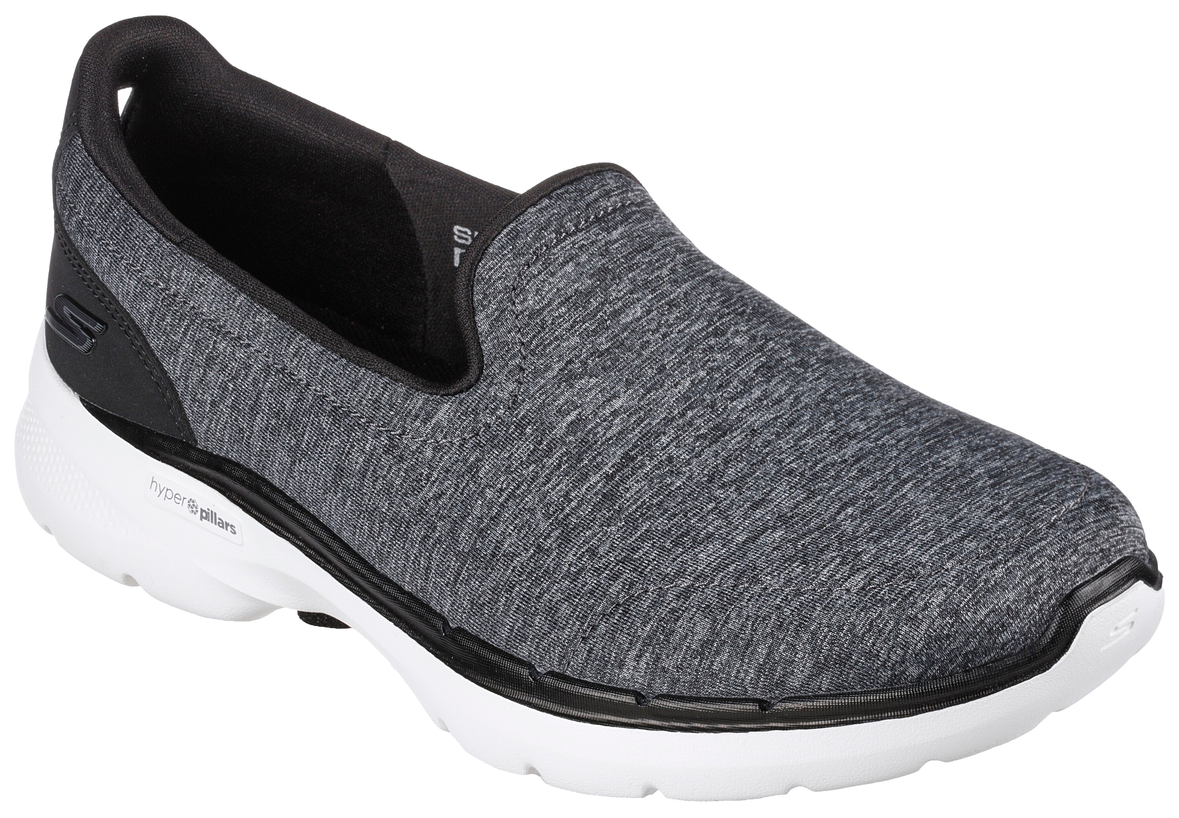 Skechers Slip-On Sneaker »GO WALK 6«, mit gepolsterter Innensohle schwarz Größe 35 36 37 38 39 40 41 42 43