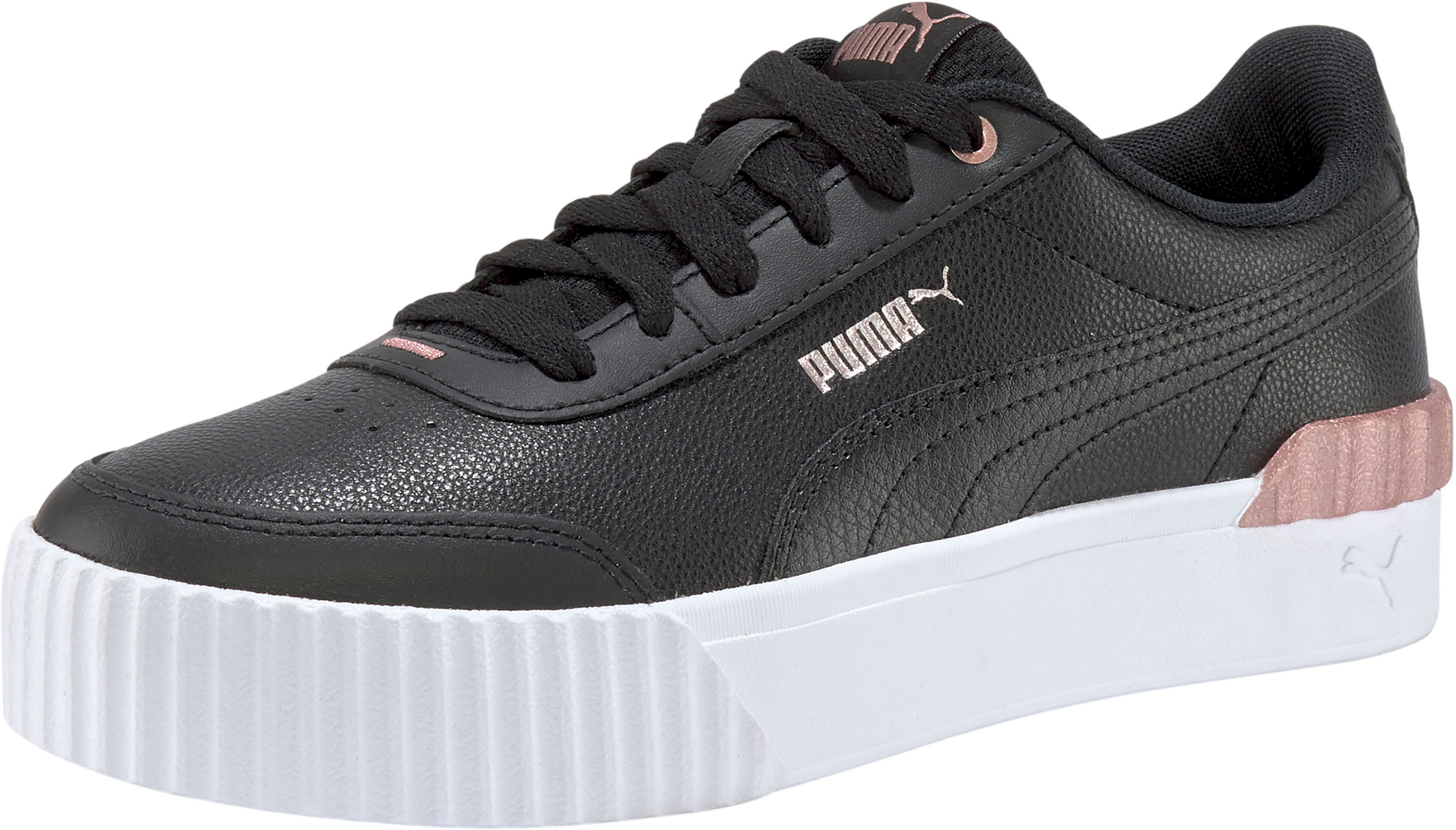 Puma Plateausneaker »Carina Lift Metallic Pop Wns« schwarz Größe 36 37 37,5 38,5 38 39 40 40,5 41 42 42,5