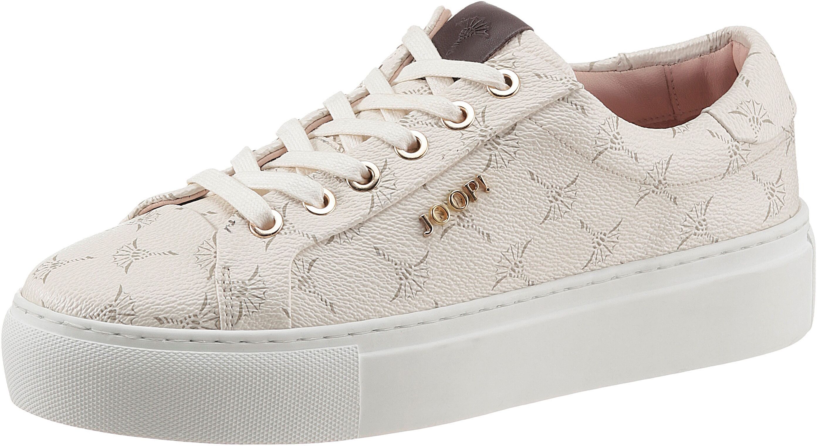 Joop! Plateausneaker »Cortina Daphne Sneaker«, mit weisser Laufsohle beige Größe 36 37 38 39 40 41 42