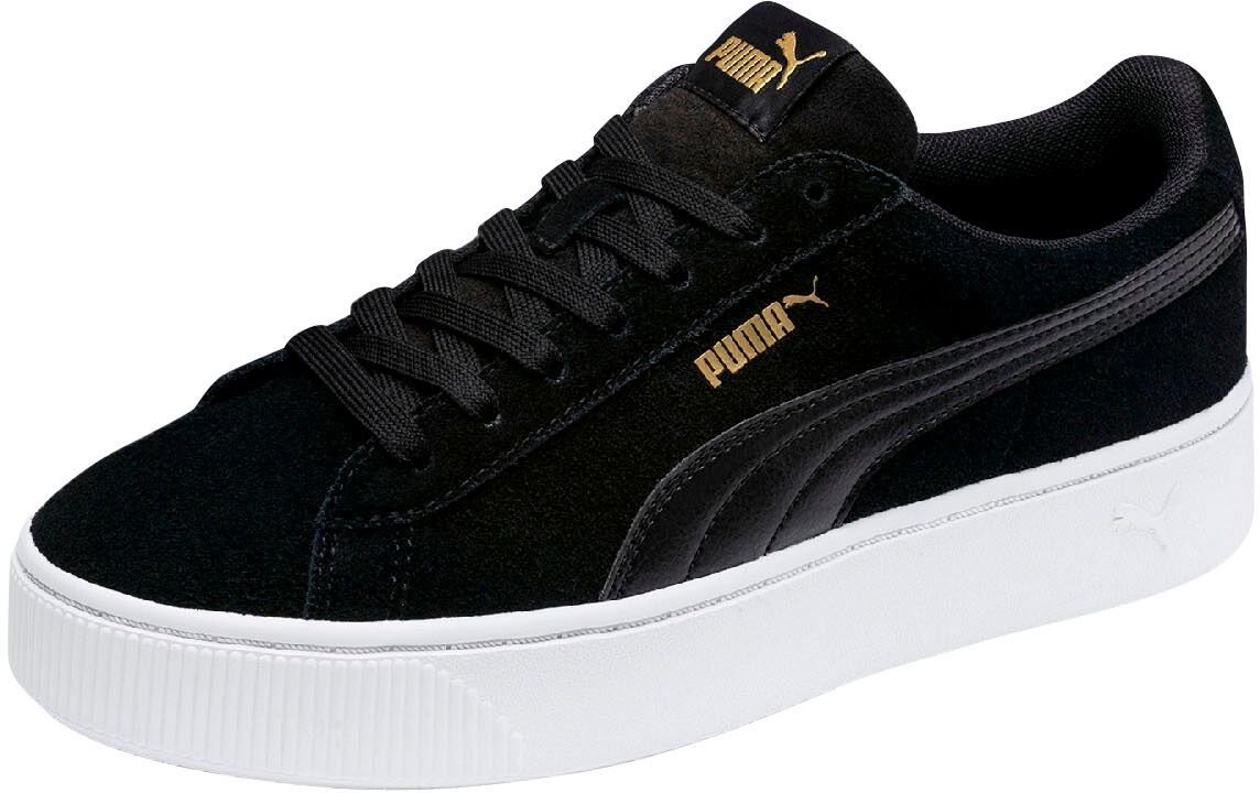 Puma Plateausneaker »Puma Vikky Stacked SD« schwarz-weiss Größe 36 37,5 37 38 38,5 39 40 41 42 42,5