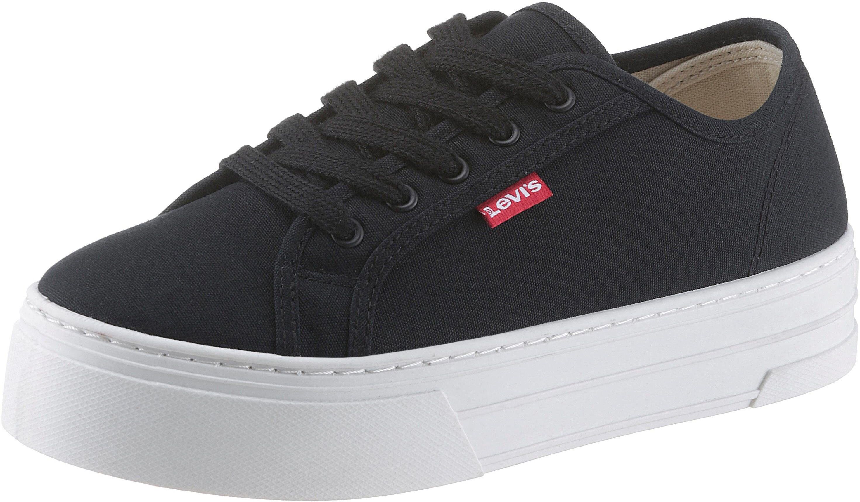 Levi's® Plateausneaker »Trjuana«, in bequemer Schuhweite schwarz Größe 36 37 38 39 40 41