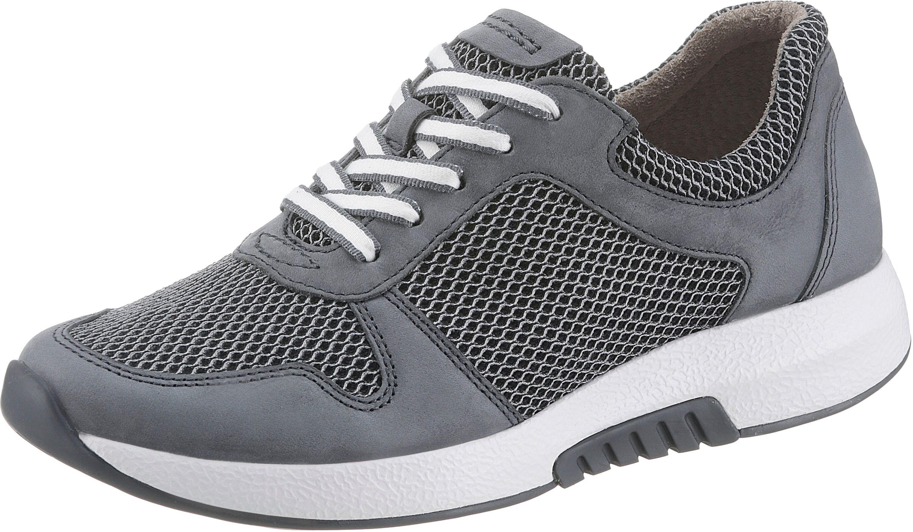 Gabor Rollingsoft Keilsneaker, mit Optifit Wechselfussbett grau Größe 35 36 37 38 39 40 41 42 43 44