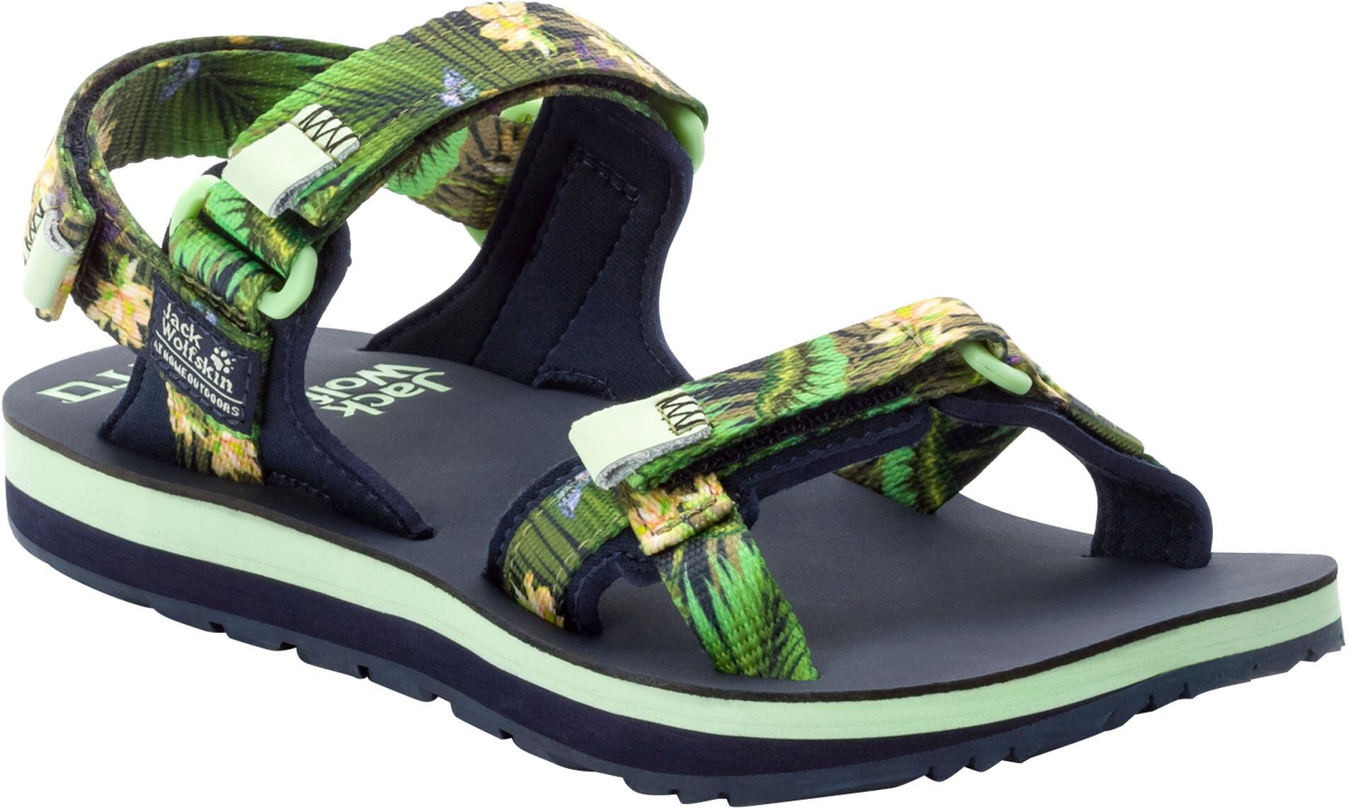 Jack Wolfskin Outdoorsandale »OUTFRESH DELUXE SANDAL X NAITO PARADISE« bunt Größe 37 38 39,5 40,5 42 43