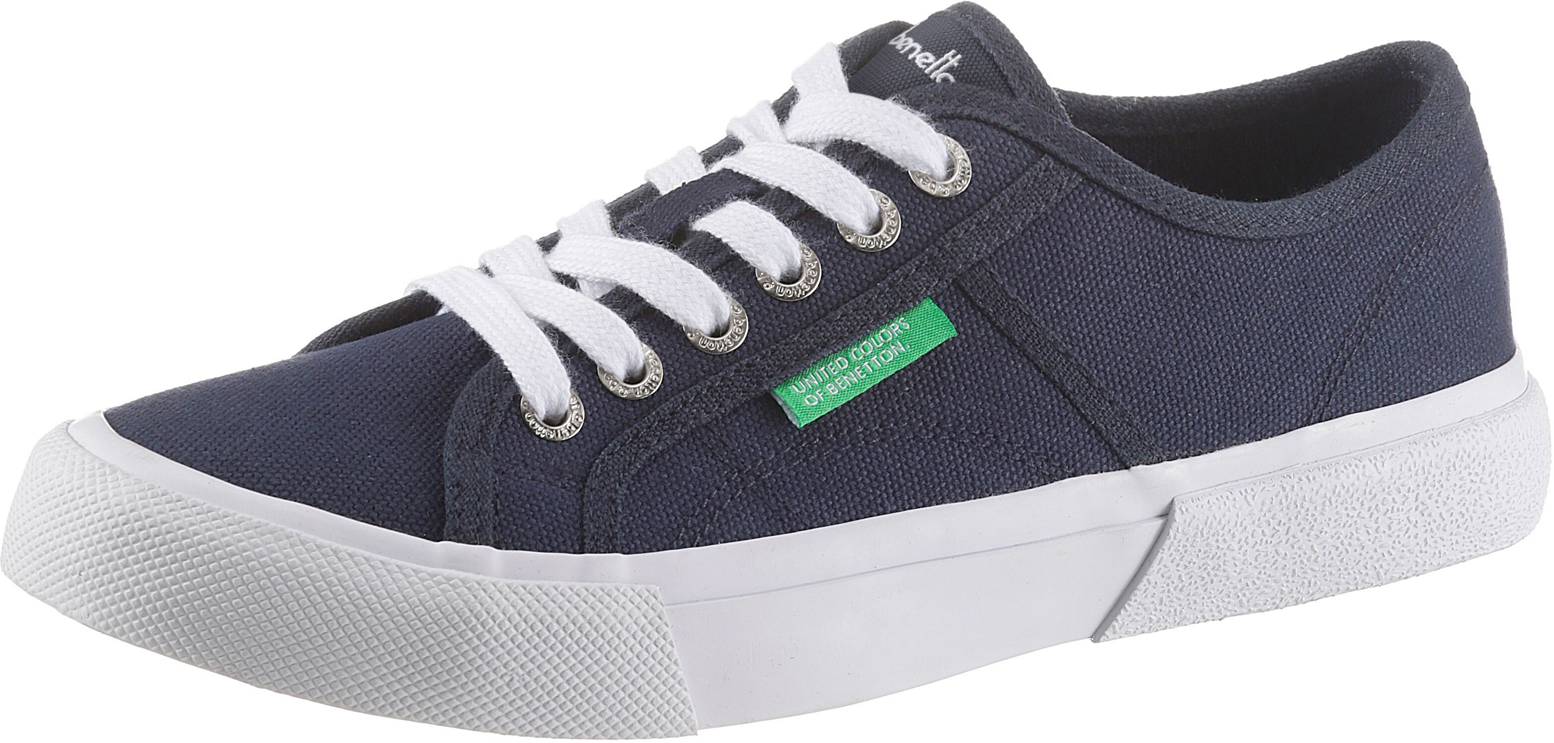 United Colors of Benetton Plateausneaker »TYKE«, in klassischer Optik blau Größe 35 36 37 38 39 40 41 42