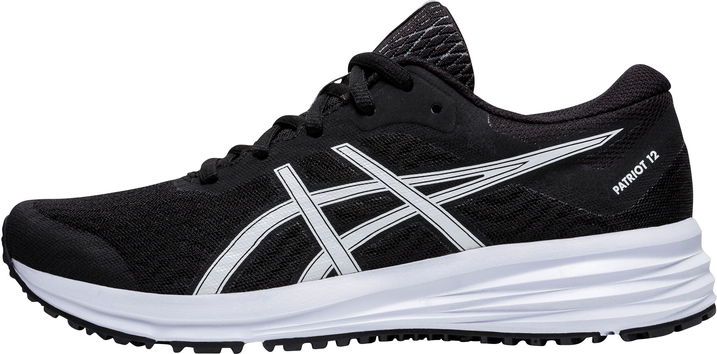 Asics Laufschuh »PATRIOT 12« schwarz-weiss Größe 37,5 38 39 39,5 40 40,5 41,5 42 42,5 43,5