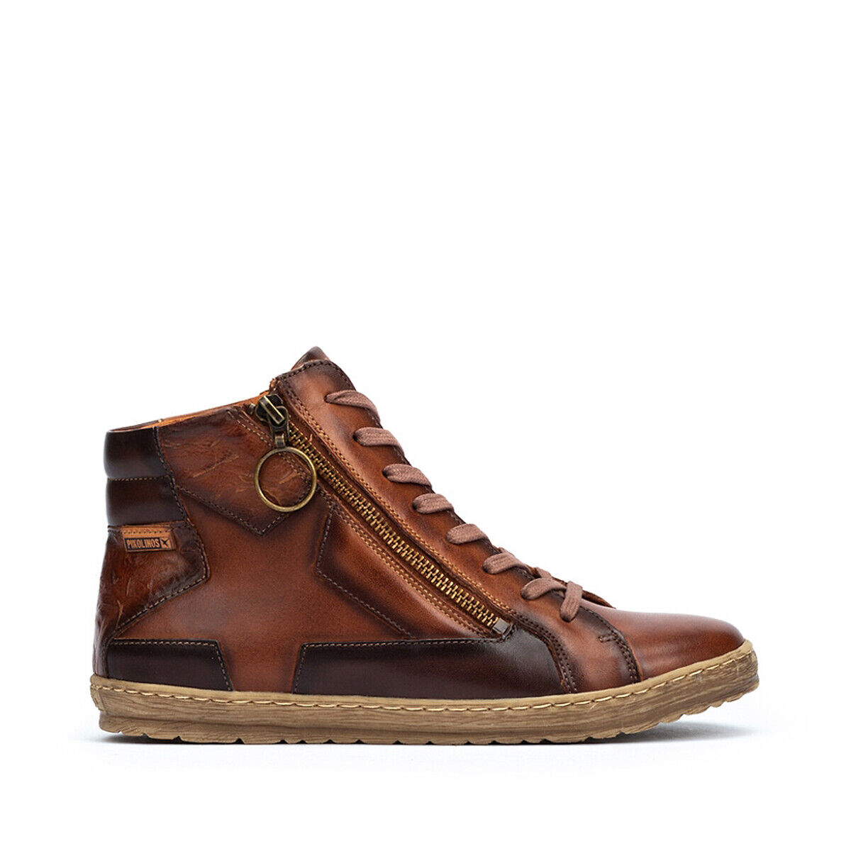 PIKOLINOS High-Top-Sneakers Lagos, Leder BRAUN