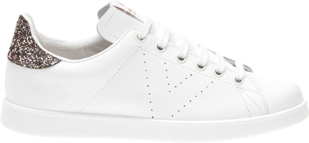 VICTORIA Sneakers Deportivo Piel WEISS