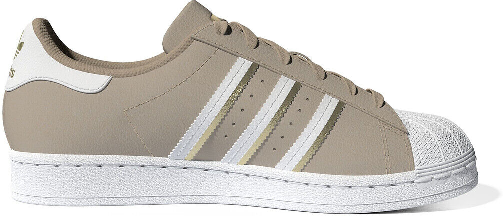 Adidas Sneakers Superstar, Leder BEIGE