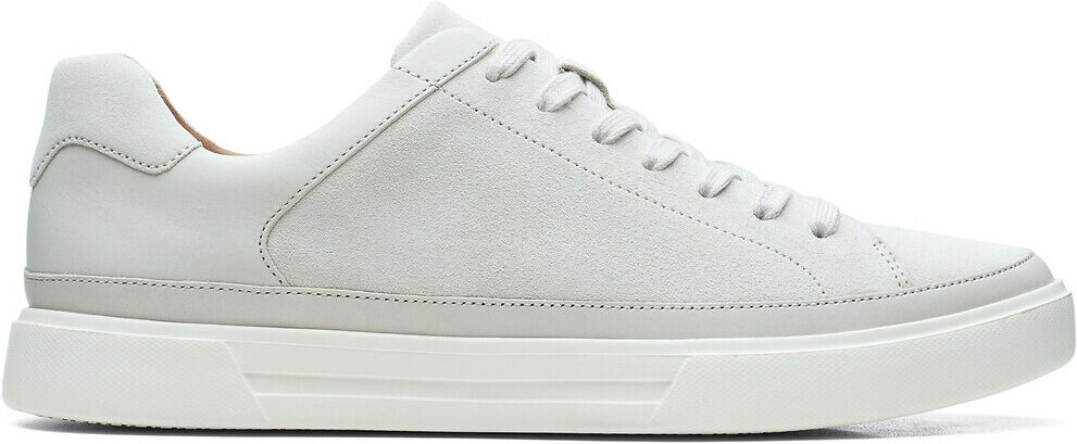 Clarks Sneakers Un Costa Tie, Veloursleder WEISS