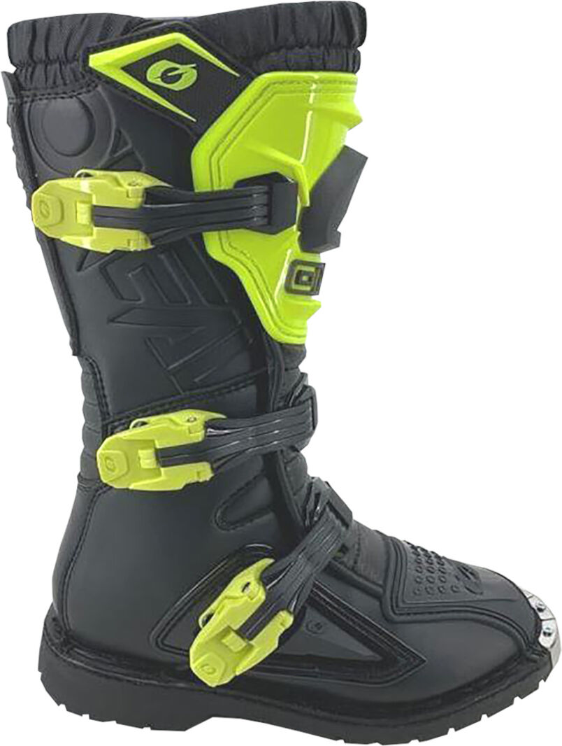 Oneal Rider Neon Yellow Jugend Motocross Stiefel 35 Schwarz Gelb