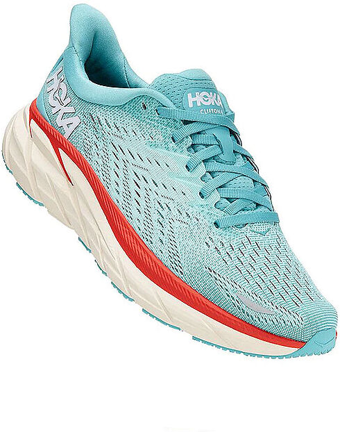 HOKA Damen Laufschuhe Clifton 8 türkis   Größe: 39 1/3   1119394 Auf Lager Damen 39 1/3