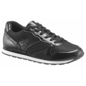Sheego CITY WALK Sneaker, schwarz, Gr.38