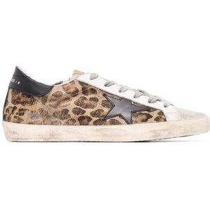 Golden Goose Super-Star Sneakers mit Leoparden-Print - Braun 35/36/37/34/41/42/38/39/40 Female