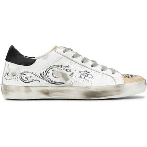 Golden Goose Super-Star Sneakers mit Print - Weiß 41 Female