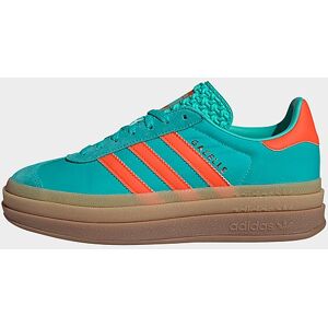 adidas Gazelle Bold Shoes - Damen, Mint Rush / Impact Orange / Mint Rush - female - Size: 40 2/3