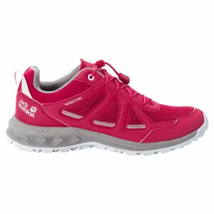 Jack Wolfskin Woodland 2 Vent Low Pink, Damen Freizeitschuhe, Größe EU 37.5 - Farbe Red - Light Grey