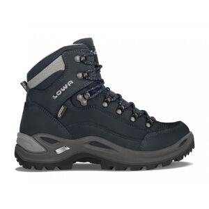 Lowa Renegade Gtx®® Mid Blau, Damen Gore-Tex® Wander- & Trekkingstiefel, Größe EU 37.5 - Farbe Navy - Grau