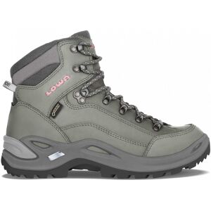 Lowa Renegade Gtx®® Mid Grau, Damen Gore-Tex® Wander- & Trekkingstiefel, Größe EU 39.5 - Farbe Graphit - Rose