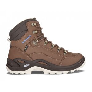 Lowa Renegade Gtx®® Mid Braun, Damen Gore-Tex® Wander- & Trekkingstiefel, Größe EU 37 - Farbe Mahagoni - Navy