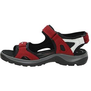 Ecco Damen Offroad Sandalen, Chili Red Concrete Black, 36 EU