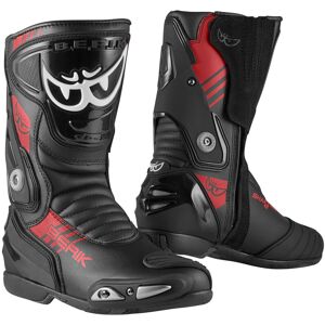 Berik Shaft 3.0 Motorradstiefel - Schwarz Rot - 42 - unisex