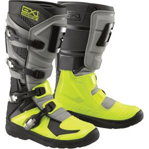 Gaerne GX-1 Evo Light-Welt Motocross Stiefel - Schwarz Grau Gelb - 42 - unisex