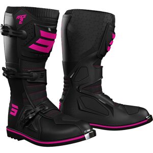 Shot Race 2 Kinder Motocross Stiefel - Schwarz Pink - 40 - unisex