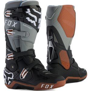 FOX Instinct Motocross Stiefel - Schwarz Grau - 45 46 - unisex