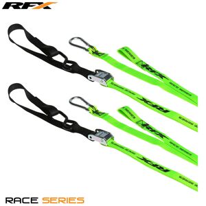 RFX Serie 1.0 Race Zurrringe (High Visibility/Schwarz) mit zusätzlicher Schnalle und Karabinerclip - schwarz -  - unisex