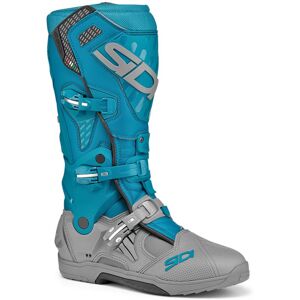 Sidi Crossair Motocross Stiefel - Grau Grün Blau - 44 - unisex