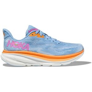 Hoka CLIFTON 9 WIDE Damen Laufschuhe blau Gr. 43 1/3