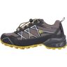 Walkingschuh ENDURANCE "Treck Trail" Gr. 38, bunt (dunkelgrau, gelb) Schuhe Damen mit wasserdichter Funktionsmembran