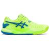 Damen-Tennisschuhe Asics Gel-Resolution 9 Clay - hazard green/reborn blue