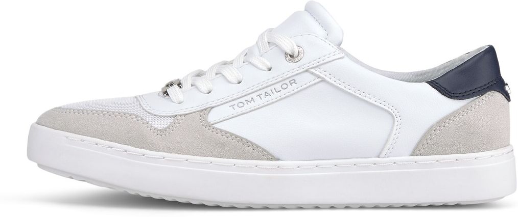 TOM TAILOR Damen sportlicher Sneaker, weiß, Gr.39