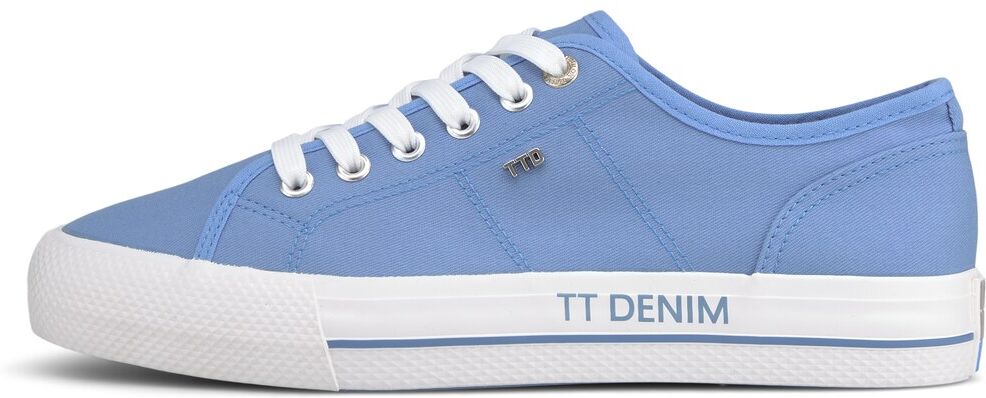 TOM TAILOR DENIM Damen schlichter Sneaker, blau, Gr.38