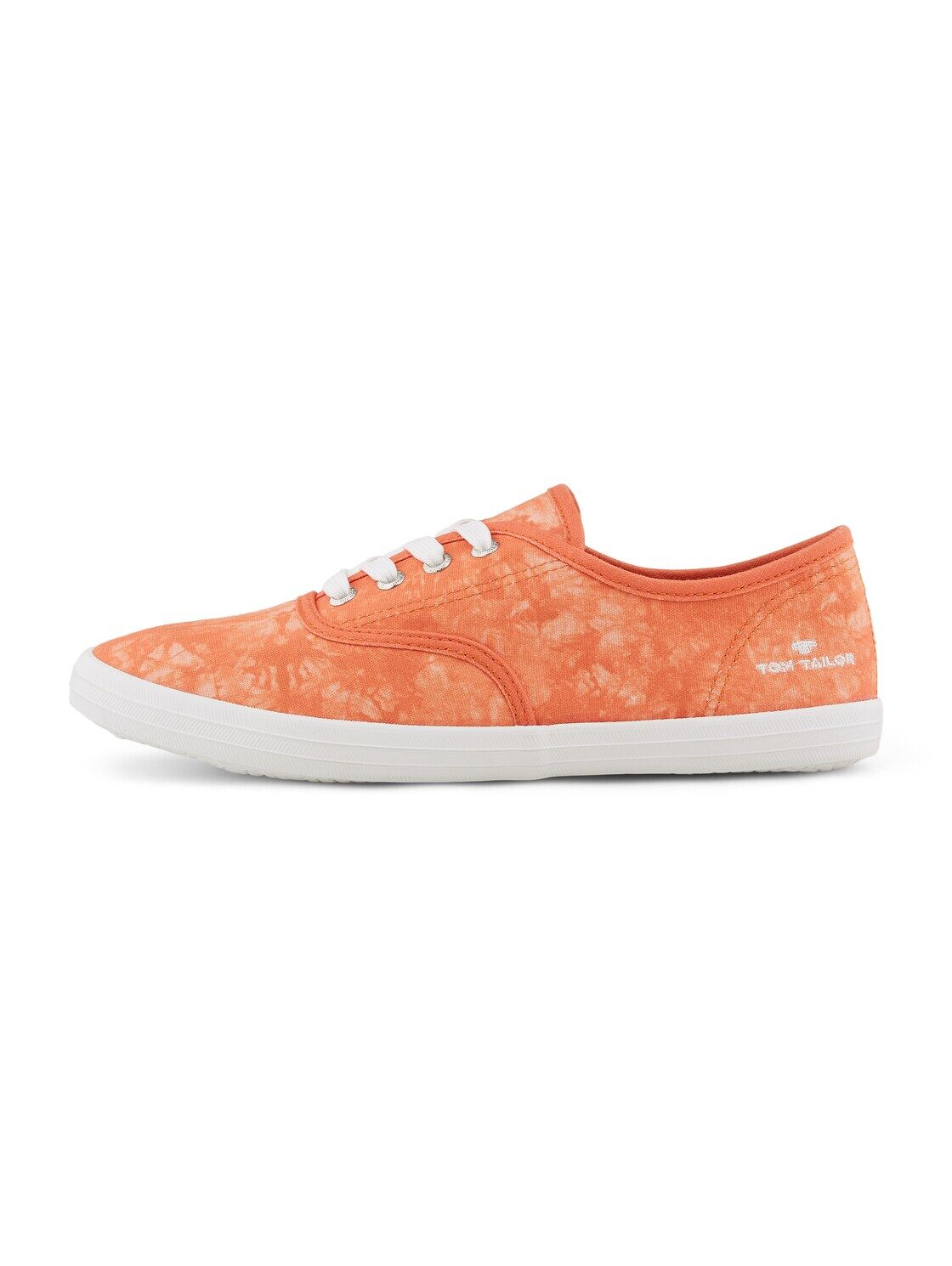 TOM TAILOR Damen Batik Stoffsneaker, orange, Gr.36