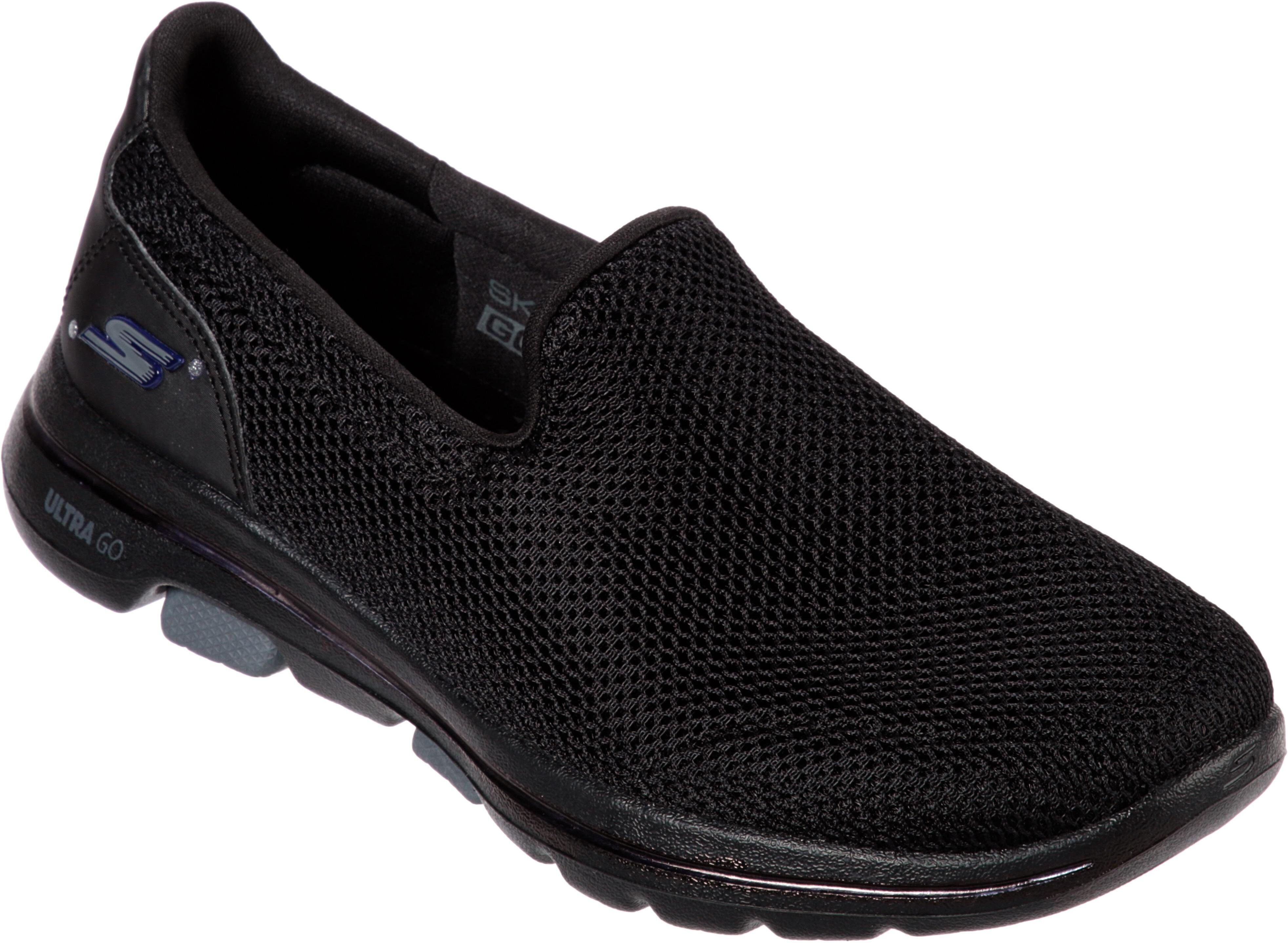 Skechers »Go Walk 5« Slip-On Sneaker mit Air Cooled Goga Mat, schwarz