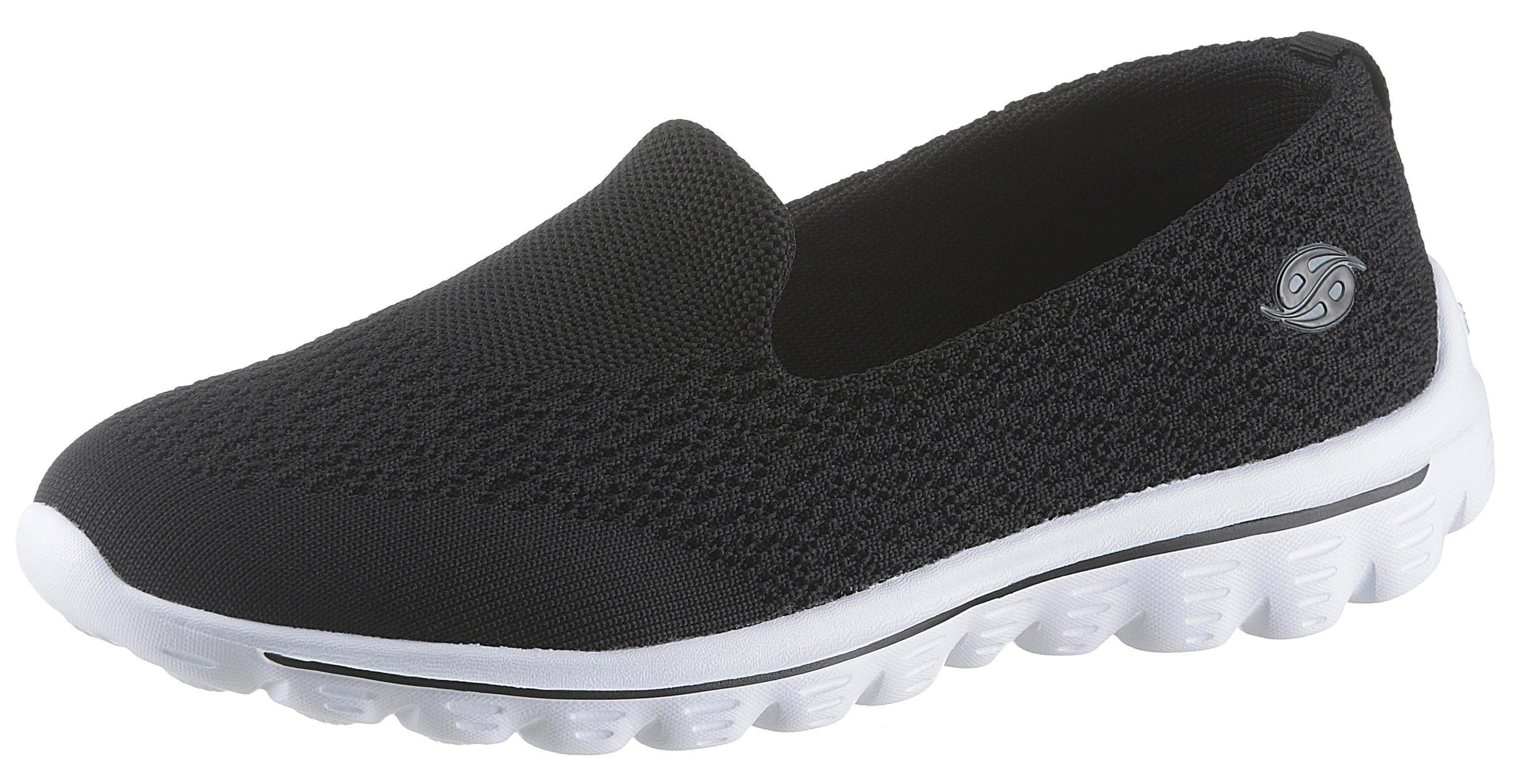 Dockers by Gerli Slip-On Sneaker zum Schlupfen, schwarz