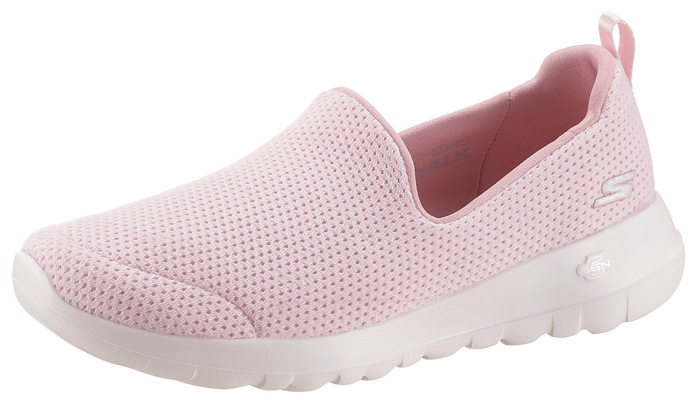 Skechers »GO WALK JOY« Slipper mit 5 Gen-Technology, hellrosa-weiß