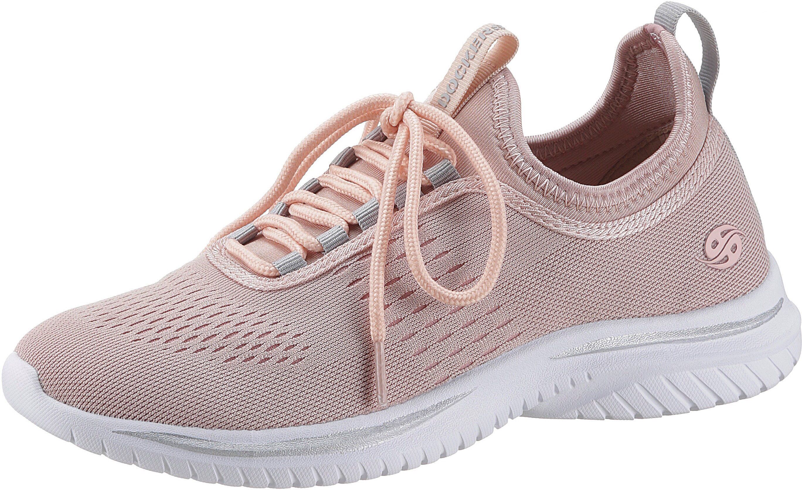 Dockers by Gerli Slip-On Sneaker mit elastischem Einstieg, rosé