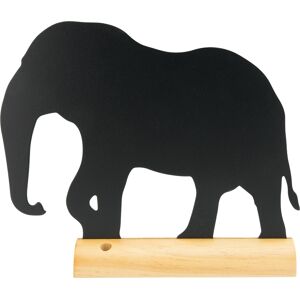 Securit Silhuette Wood Bordskilt   Elephant