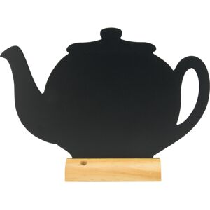 Securit Silhuette Wood Bordskilt   Teapot