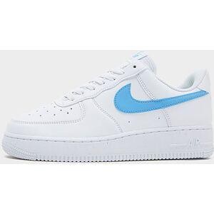 Nike Air Force 1 Low Dame, White/White/Volt/University Blue