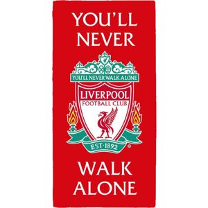 Liverpool FC You´ll Never Walk Alone Crest Badhandduk Red/White/Green One Size