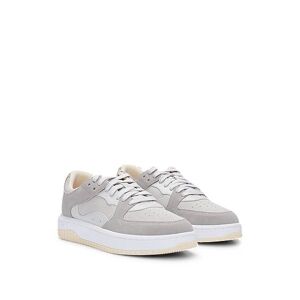 HUGO Low-top trainers in suede with logo details