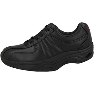 Chung Shi Damen Comfort Step Classic Sneaker Schnürhalbschuhe, Schwarz, 37.5 EU (UK 4,5)