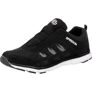 Brütting Unisex Spiridon Fit Slip in Erwachsene Sneaker, Schwarz Weiß, 37 EU