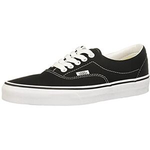 Vans Unisex-Erwachsene Era Classic Canvas Sneakers, Schwarz (Black BLK), 37 EU